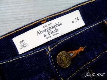 ABERCROMBIE SZORTY DAMSKIE JEANS SPODENKI W24 XS