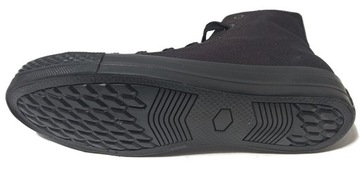 CZARNE WYSOKIE MĘSKIE TRAMPKI CONVERSY NEW AGE 45