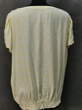 Next bluzka żółta grochy maxi 50