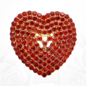 Брошь - ретро - Винтаж - Сердце №92