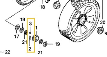 КОМПЛЕКТ КЛИНОВ + ПРИВОДНАЯ ПРУЖИНА ПРУЖИНА HONDA ОРИГИНАЛ