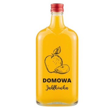 Butelka KLASYK 500ml z nadrukiem DOMOWA JABŁKÓWKA