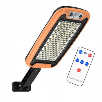 Lampy Solarne Zewnętrzne Pomarańczowe 160LED 8