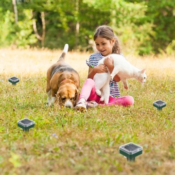 ULTRADŹWIĘKOWY WODOODPORNY ODSTRASZACZ KRETÓW, SOLARNY ODSTRASZACZ KOTÓW