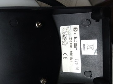 Вафельница Cloer Waffle type 16, мощность 930Вт