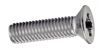 ŚRUBA Z ŁBEM STOŻKOWYM DIN 965 INOX A2 3X22 10szt