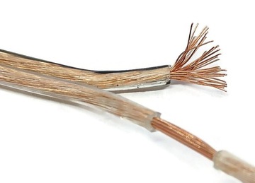 POLSKI kabel przewód głośnikowy miedź Cu 2x1 mm