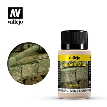VALLEJO Weathering Effects Light Brown Splash Mud