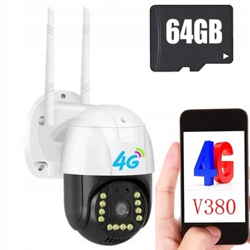 KAMERA ZEWNĘTRZNA IP NA KARTĘ SIM 3G 4G LTE GSM HD