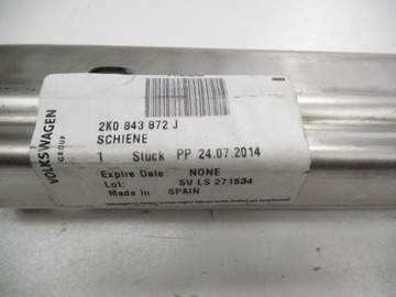 Szyna drzwi przesuwnych prawa Volkswagen Caddy 2010-2015 OE 2K0843872J
