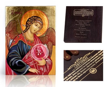 Ikona religijna Archanioł Rafał 12x16 cm