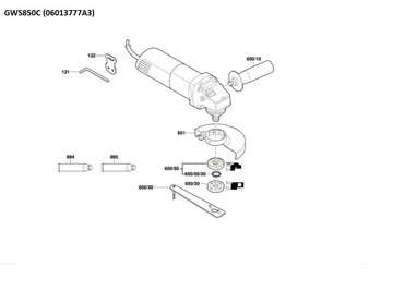 Регулятор скорости шлифовальной машины BOSCH GWS850C 503