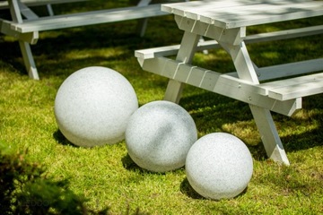 Садовый светильник BALL 40CM GROUND STONE LED E27