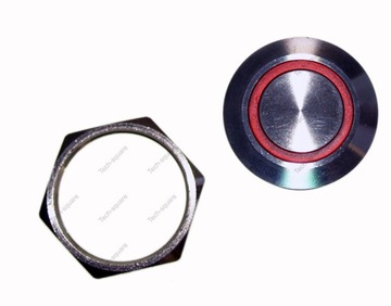 Przycisk Chwilowy Wandaloodporny 12V 24V 30mm