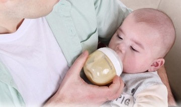 Бутылочка Mombella Anti-colic, силикон цвета слоновой кости, 120 м