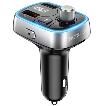 BOROFONE TRANSMITER FM BC32 SUNLIGHT MP3, BLUETOOTH - 2XUSB + MICROSD - QC