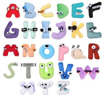 26 Liter Pluszowa zabawka Maskotka Alphabet Lore
