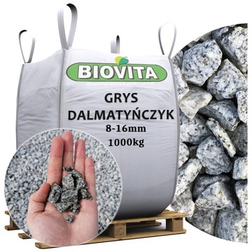 GRYS DALMATYŃCZYK KAMIEŃ GRANITOWY TONA BIG BAG