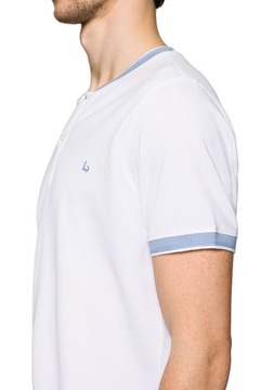 Koszulka Męska Polo Biała Lancerto Rafael M