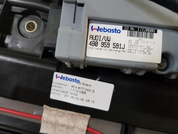 ЛЮК НА КРЫШЕ AUDI S6 C6 COMBI 4B0959591J