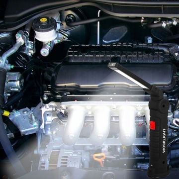 АККУМУЛЯТОРНЫЙ СВЕТОДИОДНЫЙ СВЕТ ДЛЯ МАСТЕРСКОЙ С МАГНИТОМ COB МОЩНЫЙ USB 3 РЕЖИМА 5в1