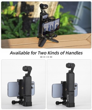 Uniwersalny Uchwyt Adapter Regulowany na do DJI Osmo Pocket 3 - 1/4' cala