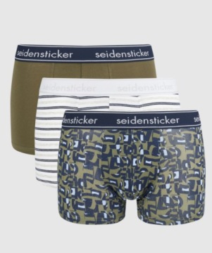 SEIDENSTICKER MAJTKI BOKSERKI MĘSKIE WIELOKOLOROWE 3 PACK XXL 3H5G2_D*