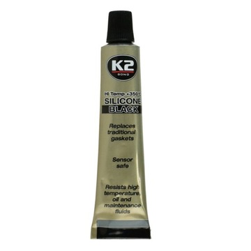 K2-СИЛИКОНОВЫЙ ЧЕРНЫЙ РАСПЫЛИТЕЛЬНЫЙ 21G 350C ЖИДКИЙ США
