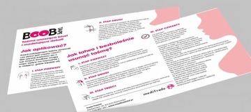 ТЕЙП ДЛЯ ПОДЪЕМА ГРУДИ, ФОРМИРОВАНИЕ ДЕКОЛЬНОСТИ, ТЕЙПИРОВАНИЕ ПУШАП, BOOB TAPE LEAFLET PL