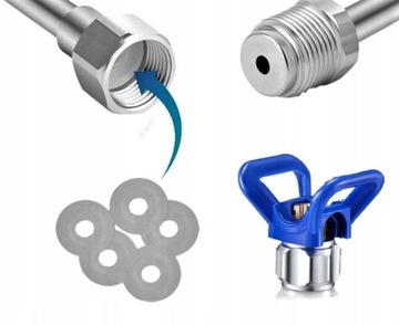 Крышка сопла RAC X + сопло низкого давления 512 FFLP + пистолет в ПОДАРКАХ