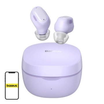 Baseus Bezdrátová sluchátka Tws Bowie Bluetooth 5.3 Fialová