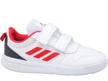 ADIDAS TENSAUR BIAŁE BUTY TRAMPKI DZIECIĘCE RZEPY