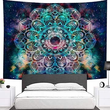 DEKORACJA SYPIALNI Gobelin Mandala 150x200