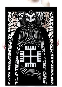 Amulet Słowiański Swaróg Ręce Boga Męski Prezent