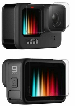 ЗАКАЛЕННОЕ СТЕКЛО ДЛЯ GOPRO HERO 11, 3 ШТ., ЧЕРНОЕ