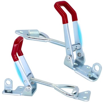 ZAMEK BURTOWY ZACZEP ZATRZASKOWY ZAMKNIĘCIE DOCISK 300KG KLAMRA GH-4003