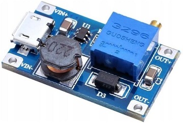 PRZETWORNICA STEP-UP 5-28V 2A MT3608