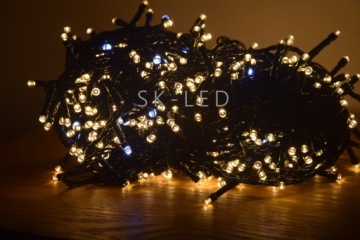 НАРУЖНЫЕ РОЖДЕСТВЕНСКИЕ ОГНИ 500 LED ПОСТОЯННЫЙ + ВСПЫШКА