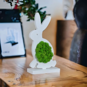 ПАСХАЛЬНЫЙ ЗАЯЧИК УКРАШЕНИЕ МХОБОТ 31СМ