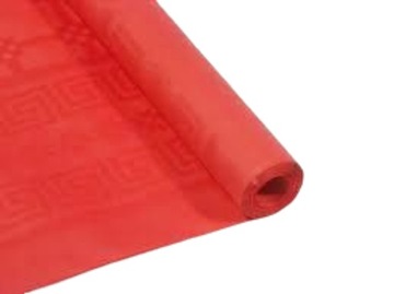 OBRUS PAPIEROWY CZERWONY ROLKA 118 CM X 6 M