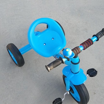 Fotelik trójkołowy dla dzieci Siodełko do roweru trójkołowego dla dzieci, siodełko do kartingu, czarne A