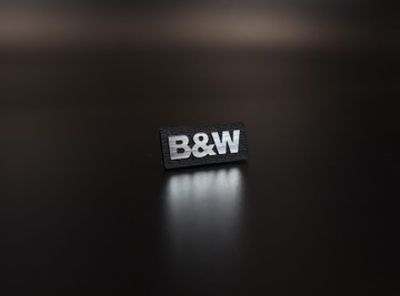 Bowers & Wilkins Logo B&W 30 x 13 mm