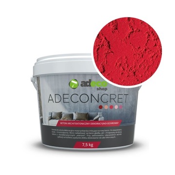 Beton architektoniczny tynk żywiczny RED op. 7,5kg