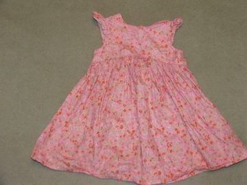 Sukienka w kwiatki 9-12m Mothercare