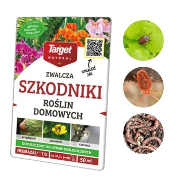 NeemAzal - T/S Zwalcza SZKODNIKI Chroni OWOCE Warzywa Rośliny TARGET 50ml
