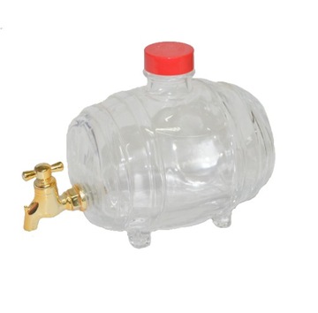Beczułka szklana z Kranikiem do Alkoholu 0,5l 9510