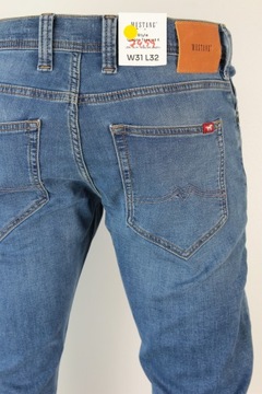 MUSTANG OREGON TAPERED K SLIM SPODNIE JEANS _ W32 L30