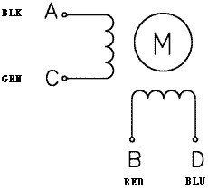 Шаговый двигатель SY28STH45-0674A