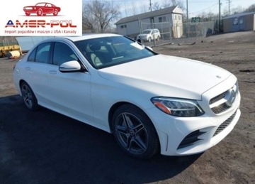 Mercedes Klasa C W205 2020 Mercedes-Benz Klasa C 2020r., C 300 4Matic, od ubezpieczalni 2.0 Benzyna