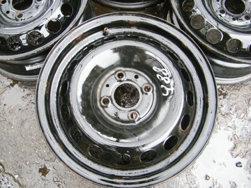 4× DISK OCELOVÝ FIAT OE 500 5.5" X 14" 4X98 ET 35